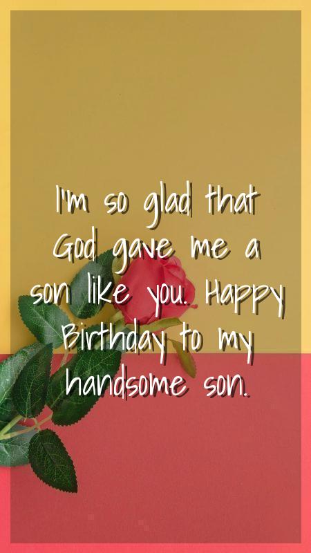 40th birthday wishes for son